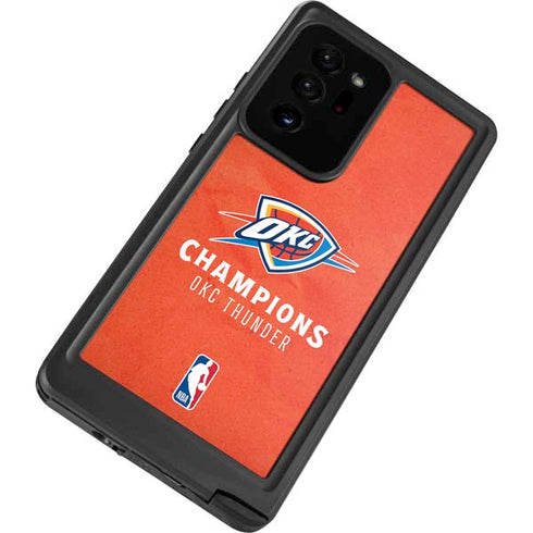 2025 NBA Champions Oklahoma City Thunder Galaxy Note20 Ultra 5G Waterproof Case